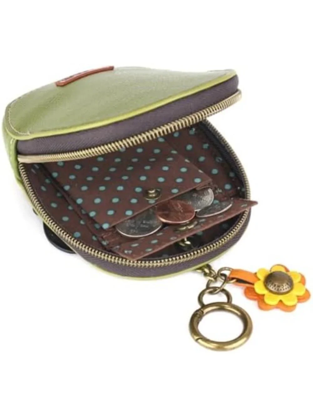 Mini Coin Purse Keychain - RFID Protected Card Holder & Butterfly Accessory